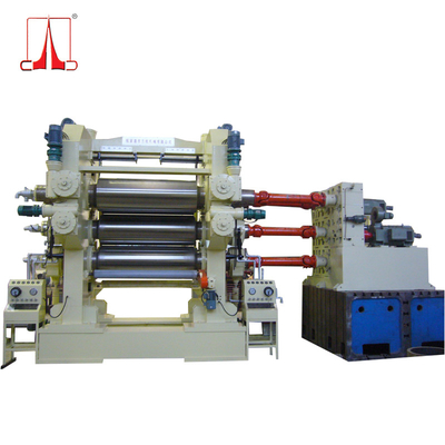 Anti-Friction Roller Bearing ISO9001 Certification Rubber Calender Machine Four Roll Calender Machine